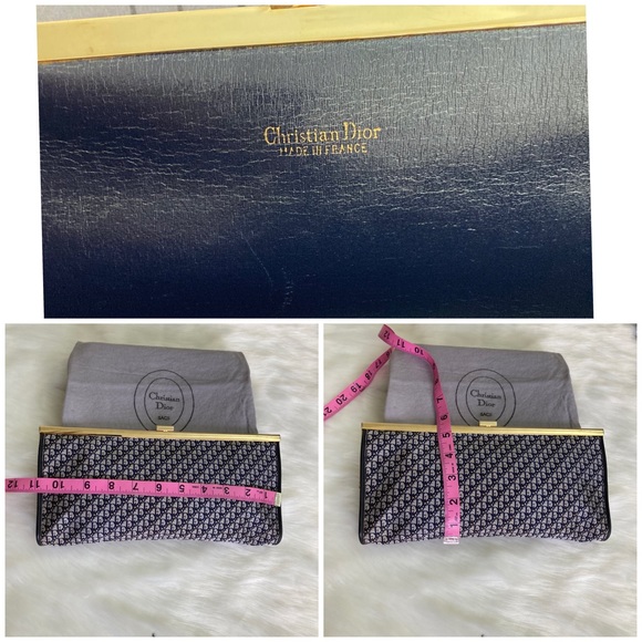Auth Vintage Dior Clutch >NO DUST BAG - Picture 14 of 16